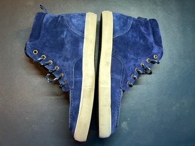 RARE TEDD Polo Ralph Lauren Blue Suede 